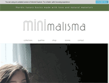 Tablet Screenshot of minimalisma.com